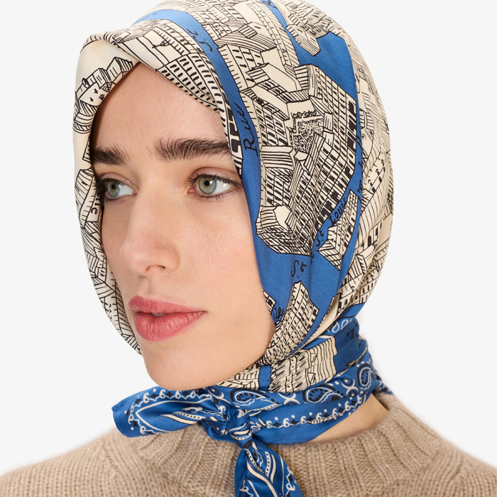 Carré 100 - Louvre - Bleu - Inoui Éditions