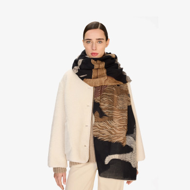 Écharpe 100 - Toutou - Noir - Inoui Éditions