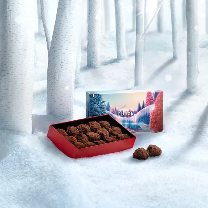 Coffret Truffes Noël 160g - Cluizel