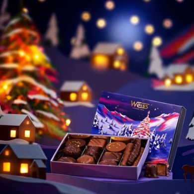 Ballotin Noël 110g - Weiss