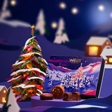 Ballotin Noël 110g - Weiss