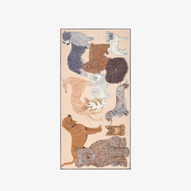 Écharpe 100 - Toutou - Nude - Inoui Éditions