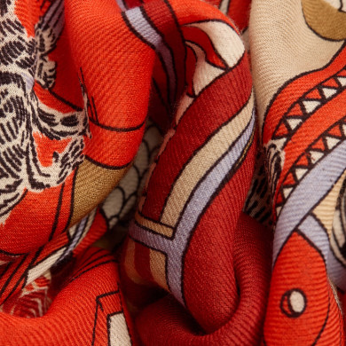 Écharpe 100 - Nicolas - Rouge - Inoui Éditions