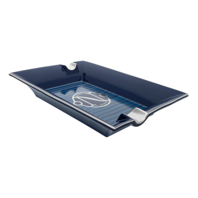 Cendrier Porcelaine - 20'000 Lieues sous les mers - Bleu Gulf Stream