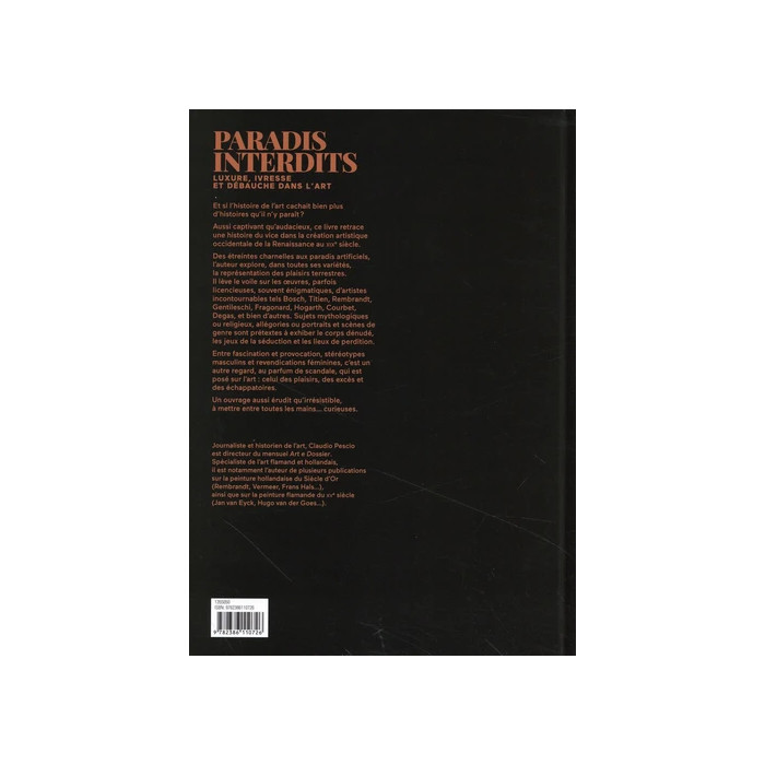 Paradis interdits : Luxure, ivresse et débauche dans l'art