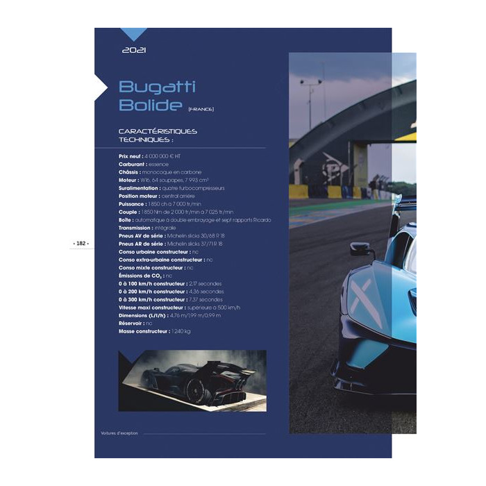 100 voitures d'exception