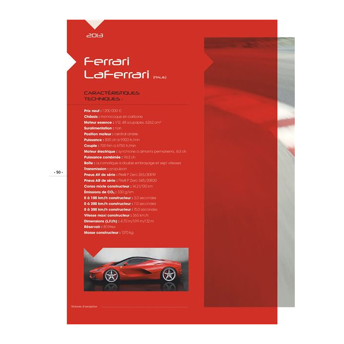 100 voitures d'exception