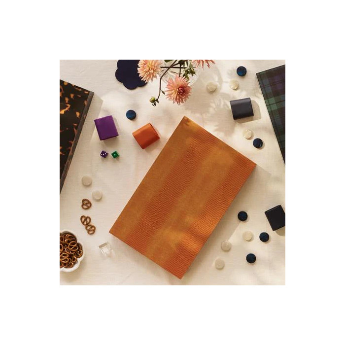 Backgammon laqué orange croc - Addison Ross