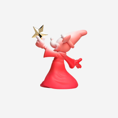 Mickey Fantasia Small - 30 cm - Red and Gold