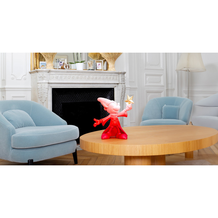 Mickey Fantasia Small - 30 cm - Red and Gold