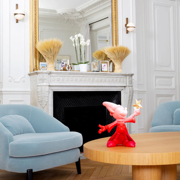 Mickey Fantasia Small - 30 cm - Red and Gold