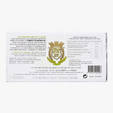 Chocolat Noir Hacienda del Rosario 100g - Bonnat