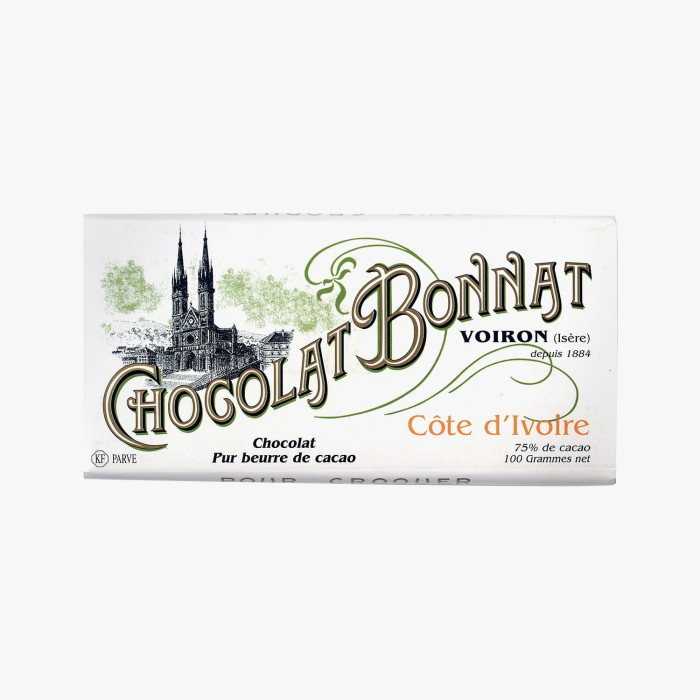 Chocolat Noir Côte d'Ivoire 100g - Bonnat