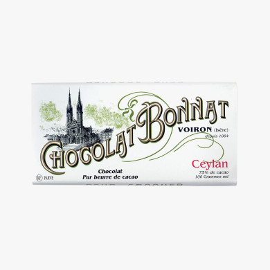 Chocolat Noir Ceylan 100g - Bonnat