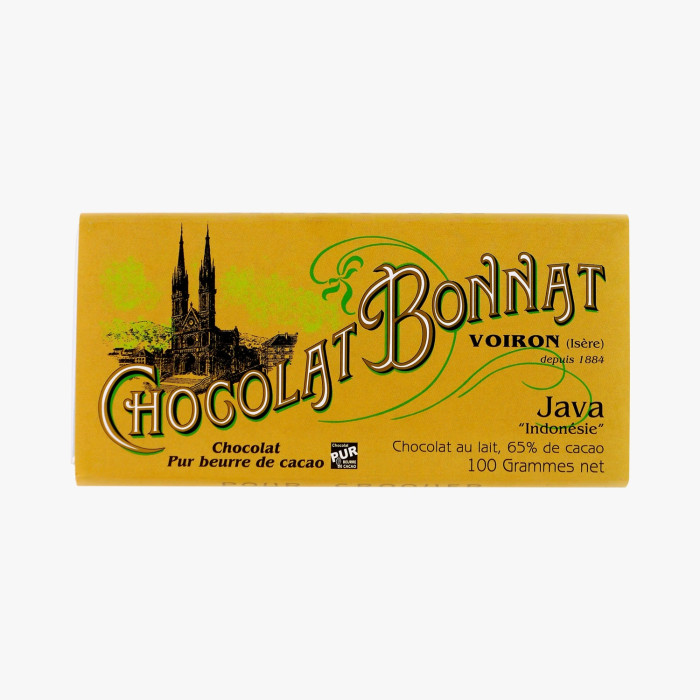 Chocolat Lait Java 100g - Bonnat