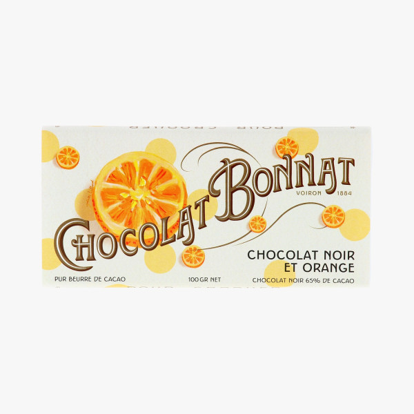 Chocolat Noir Orange 100g - Bonnat
