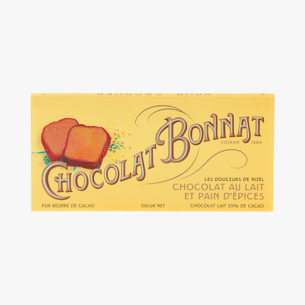 Chocolat Lait pain d'épices 100g - Bonnat