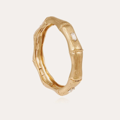 Bracelet Bambou strass doré