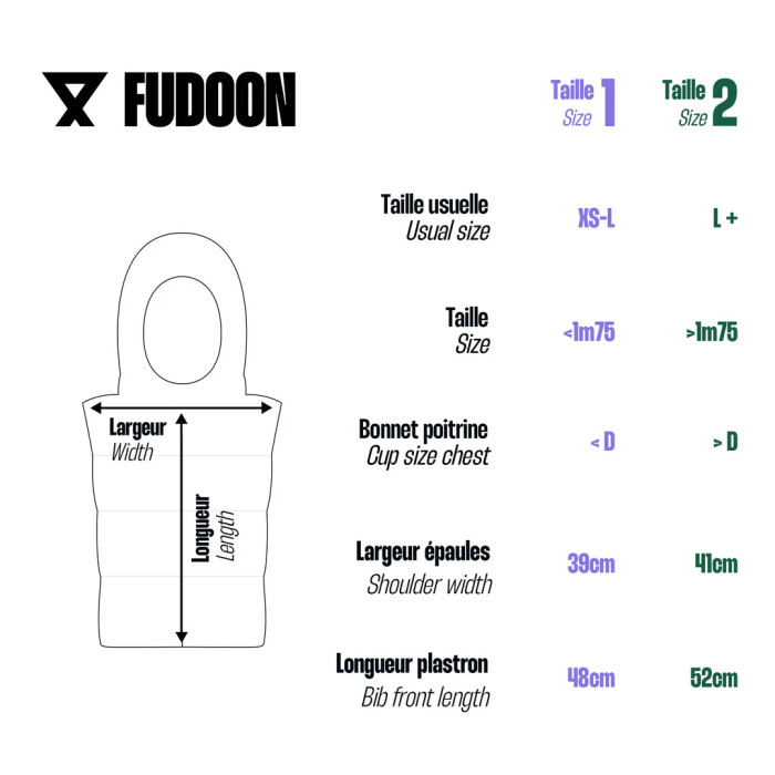 Capuche réversible déperlante - Argenté et bleu - Taille 1