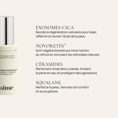 Le traitement resurfaçant - Aime