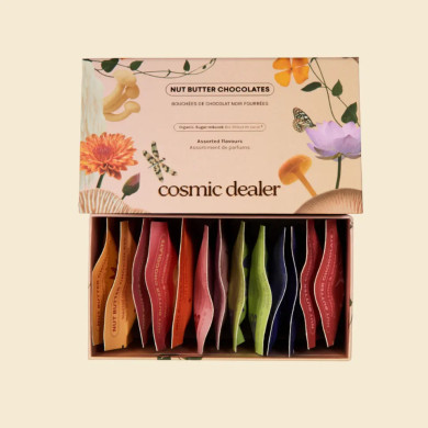 Coffret Bonnes Vibes - 14 Carrés Chocolatés