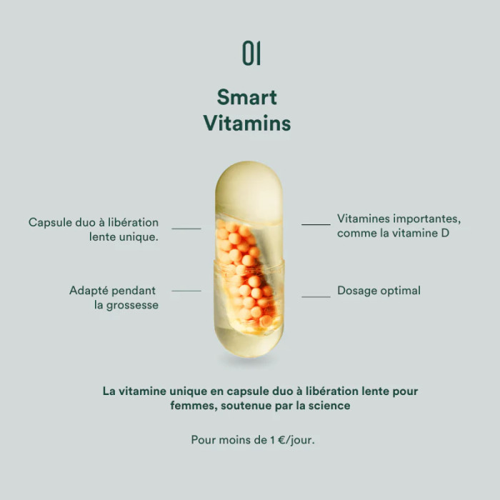 Smart Vitamins for Her - recharge 30 gélules - Insentials