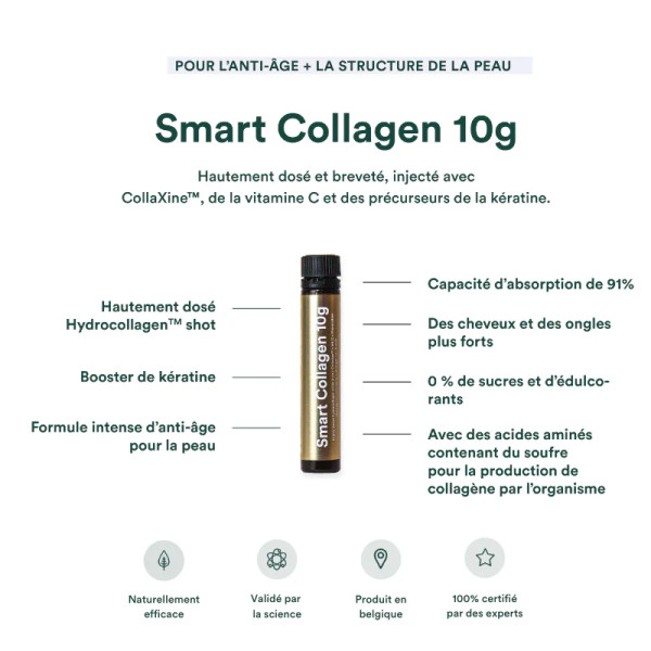 Smart Collagen - coffret 15 shots - Insentials