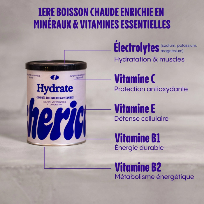 Hydrate - Hydratation & énergie 120g - Cherico