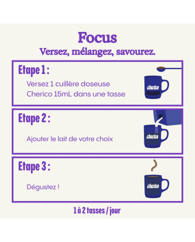 Focus - Concentration & énergie 120g - Cherico