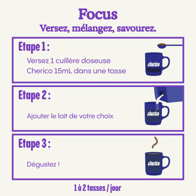 Focus - Concentration & énergie 120g - Cherico