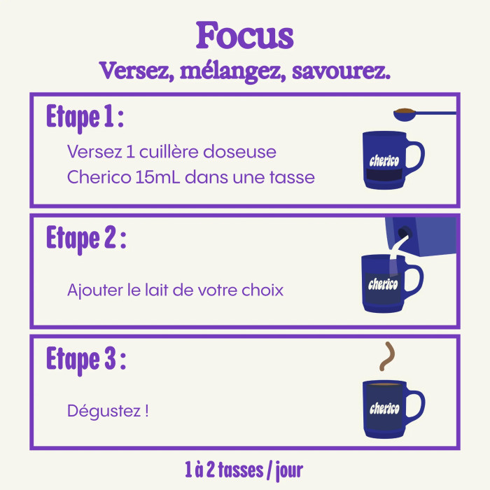 Focus - Concentration & énergie 120g - Cherico