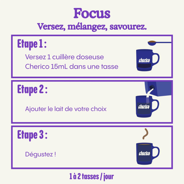 Focus - Concentration & énergie 120g - Cherico