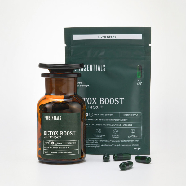 Detox Boost - coffret flacon en verre + recharge - Insentials