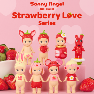 Série Strawberry Love (1 pièce) - Sonny Angel