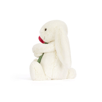 Cream Bunny with Rose - Jellycat