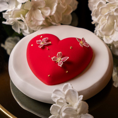 Pâtisserie de Saint Valentin "Envole-Moi" pour deux personnes