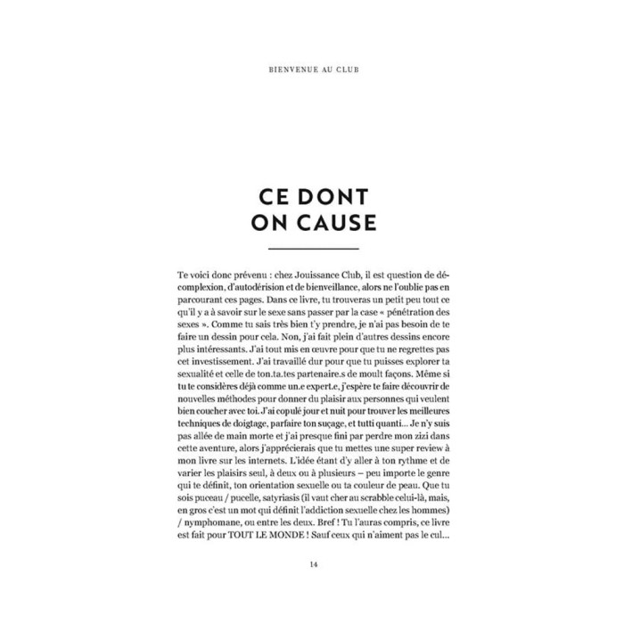 Jouissance club - une cartographie du plaisir