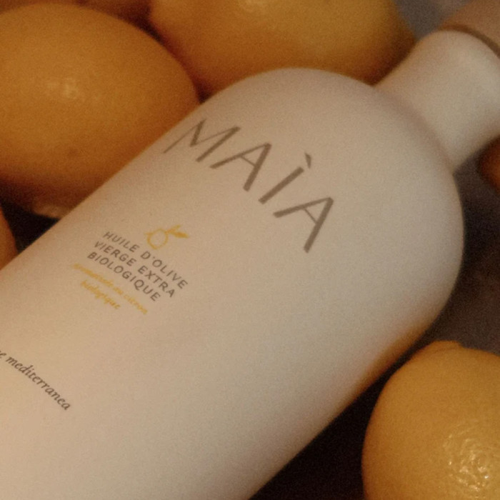 Huile d'olive extra vierge biologique aromatisée au citron biologique 40cl - Maìa