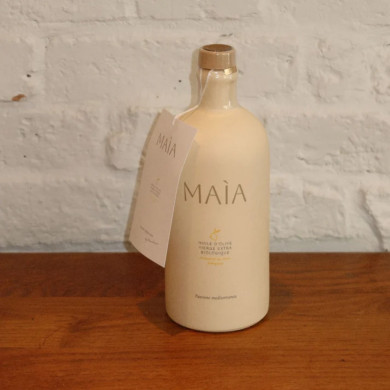 Huile d'olive extra vierge biologique aromatisée au citron biologique 40cl - Maìa