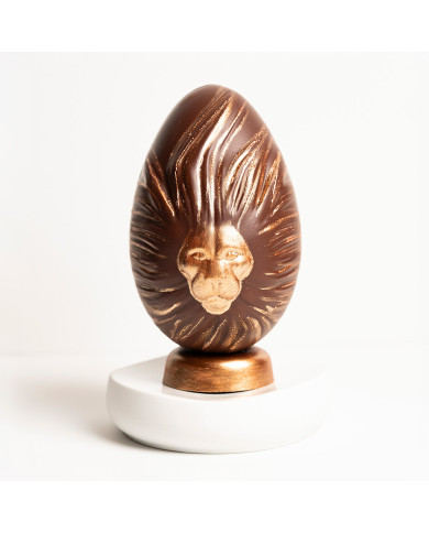 Œuf de Pâques "The Lion" au chocolat noir - Publicisdrugstore