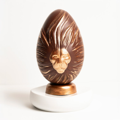 Œuf de Pâques "The Lion" au chocolat noir - Publicisdrugstore