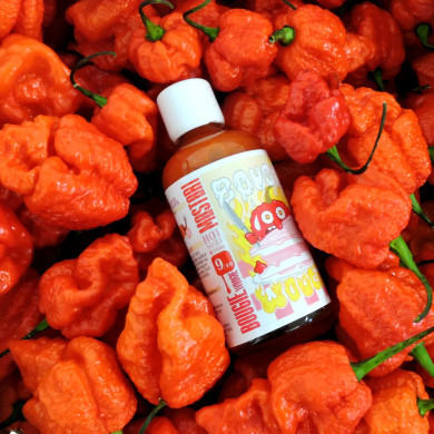 Sauce bougie wougie - carolina reaper et fraise - 100ml