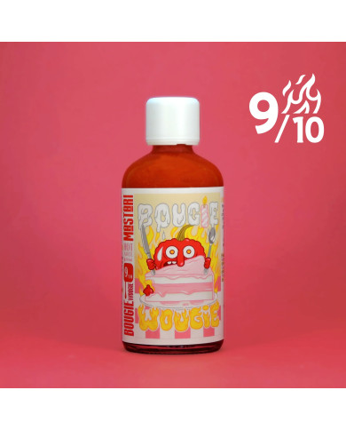 Sauce bougie wougie - carolina reaper et fraise - 100ml
