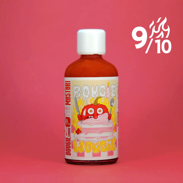 Sauce bougie wougie - carolina reaper et fraise - 100ml