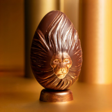 Œuf de Pâques "The Lion" au chocolat noir - Publicisdrugstore