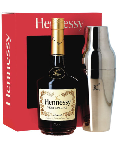 Cognac Hennessy VS Coffret Henny-Rita avec shaker – 75cl
