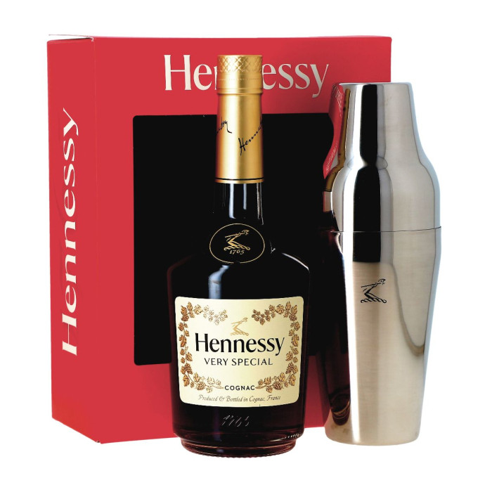 Cognac Hennessy VS Coffret Henny-Rita avec shaker – 75cl
