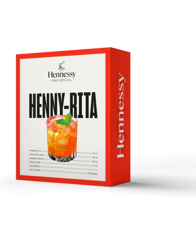 Cognac Hennessy VS Coffret Henny-Rita avec shaker – 75cl