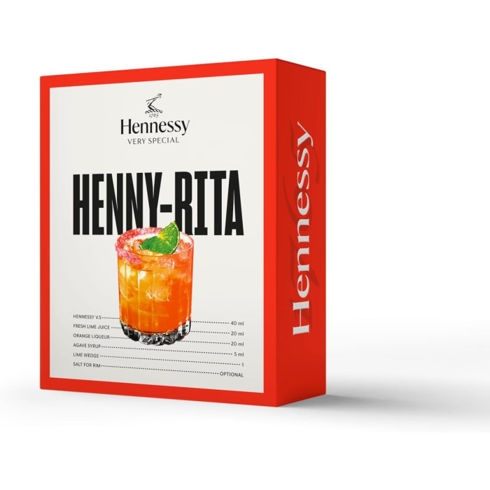 Cognac Hennessy VS Coffret Henny-Rita avec shaker – 75cl