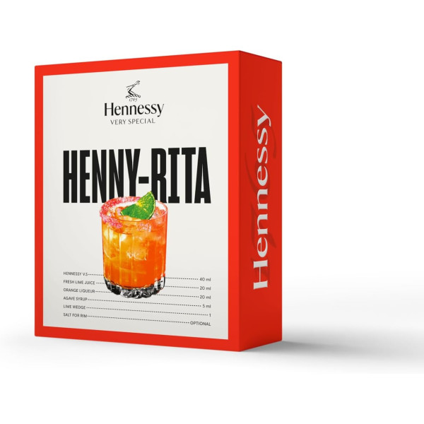 Cognac Hennessy VS Coffret Henny-Rita avec shaker – 75cl